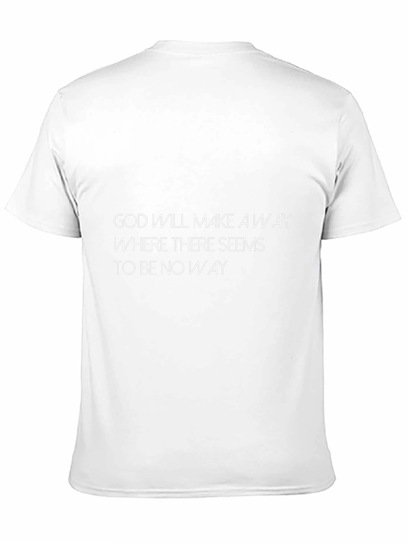 Camiseta Negra con Mensaje Inspirador