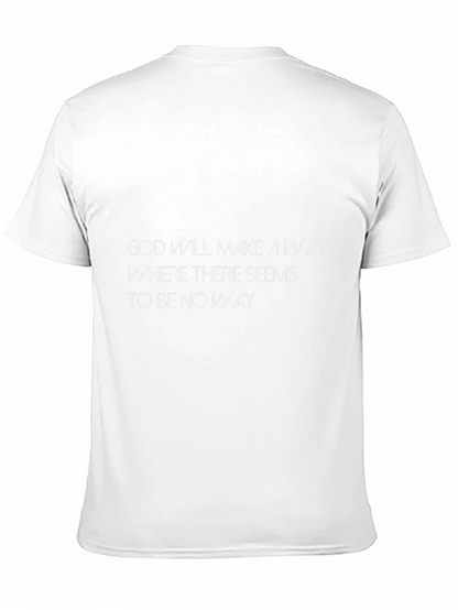 Camiseta Negra con Mensaje Inspirador