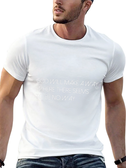 Camiseta Negra con Mensaje Inspirador