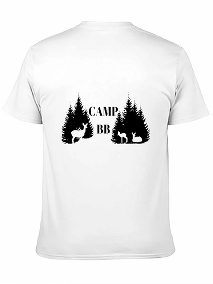 Camiseta Negra Camp BB Estilo Bosque