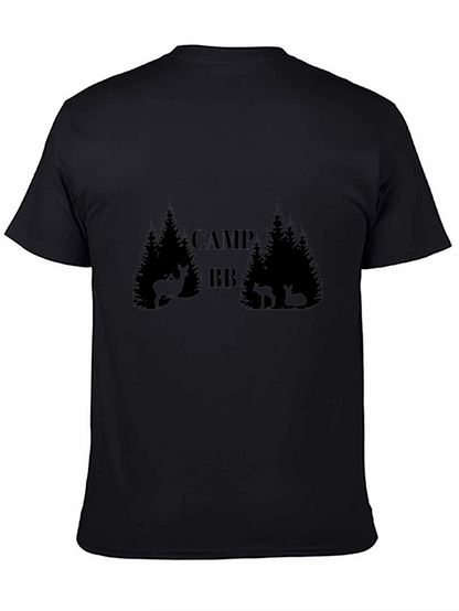 Camiseta Negra Camp BB Estilo Bosque