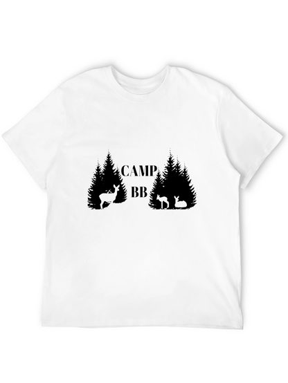 Camiseta Negra Camp BB Estilo Bosque