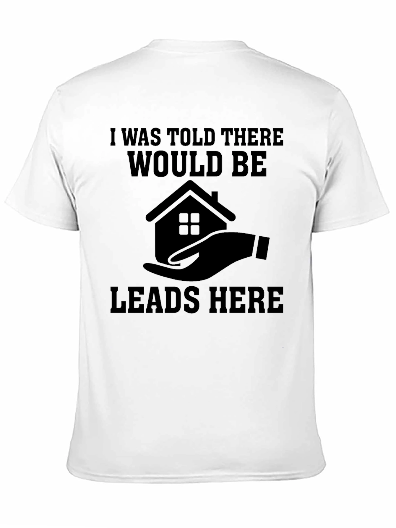 Camiseta Negra: ¡Leads Aquí!