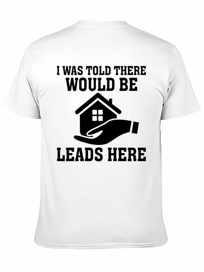 Camiseta Negra: ¡Leads Aquí!