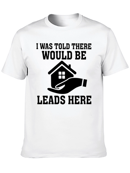 Camiseta Negra: ¡Leads Aquí!