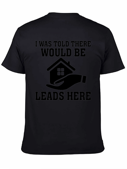 Camiseta Negra: ¡Leads Aquí!