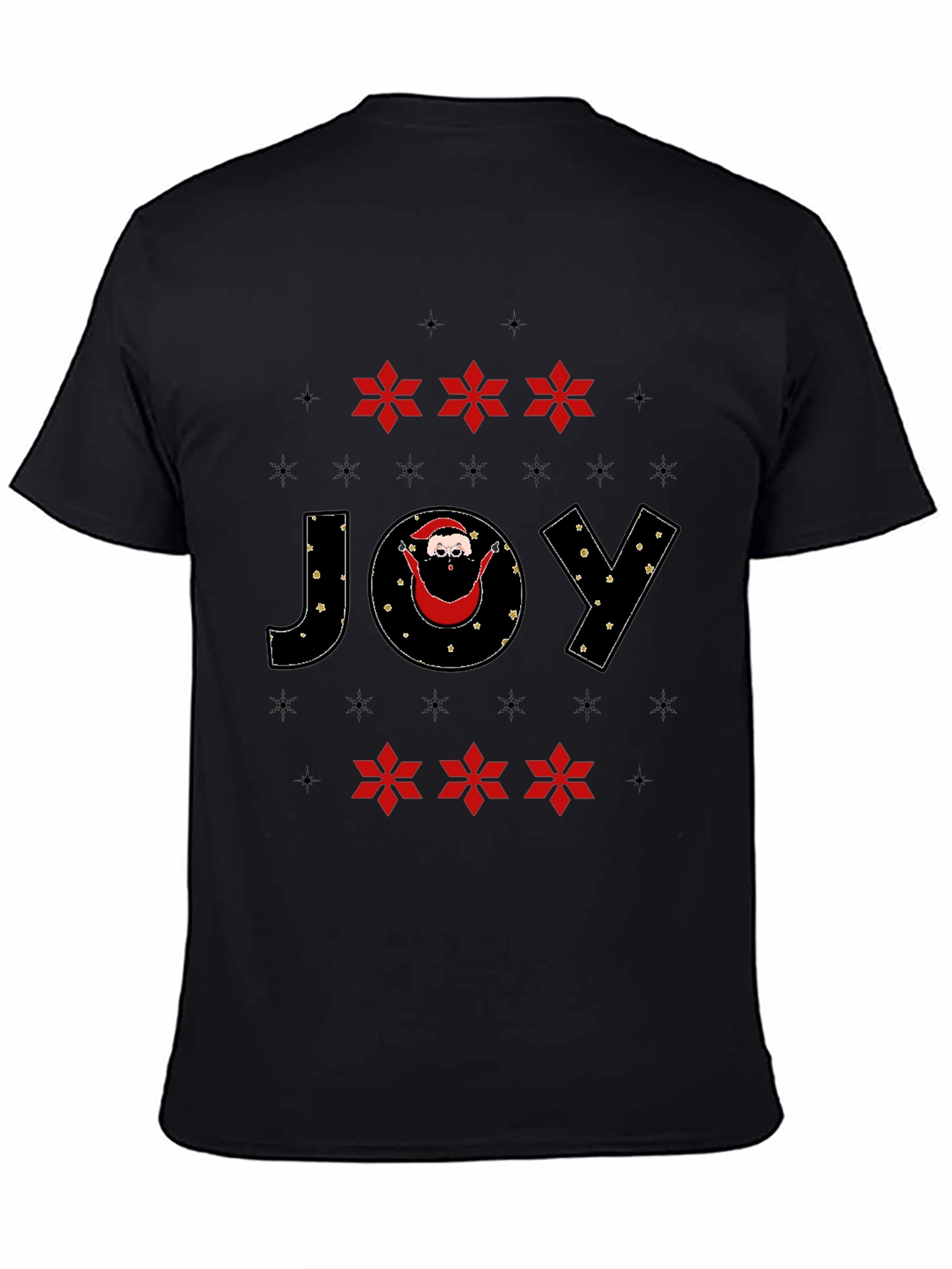 Camiseta Navideña Alegría Santa Claus