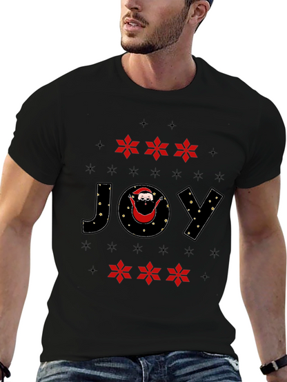 Camiseta Navideña Alegría Santa Claus