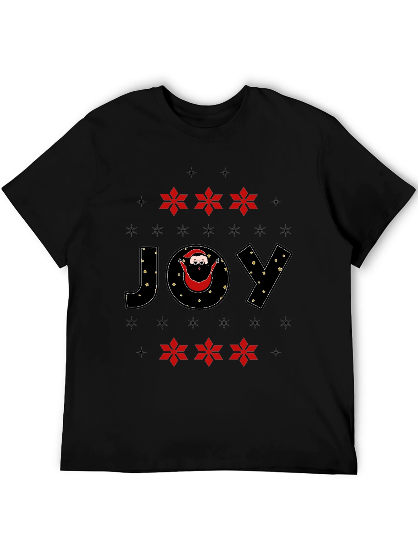 Camiseta Navideña Alegría Santa Claus