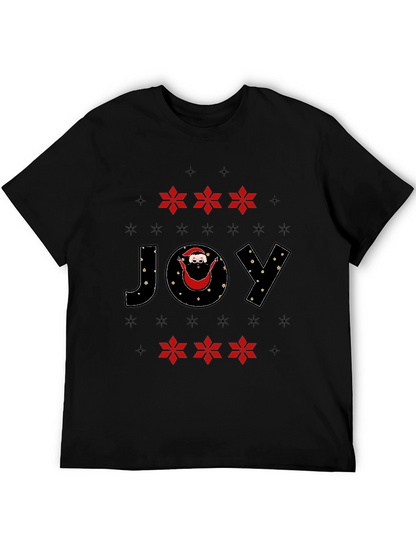Camiseta Navideña Alegría Santa Claus