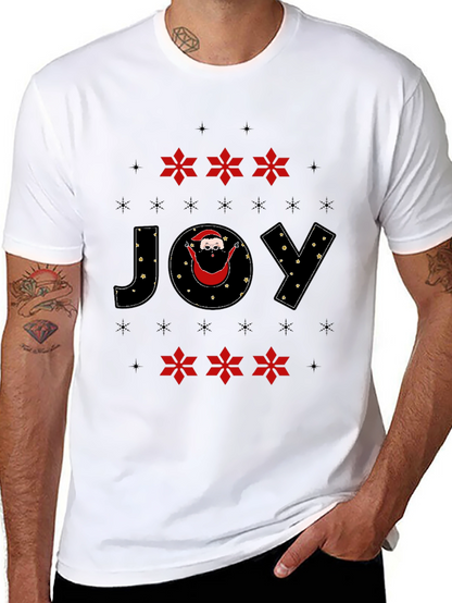 Camiseta Navideña Alegría Santa Claus