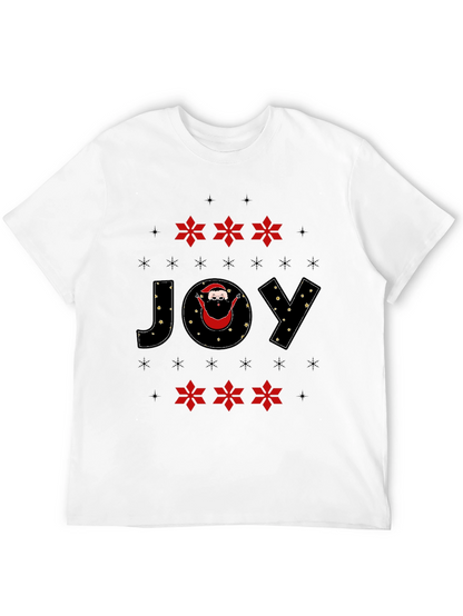 Camiseta Navideña Alegría Santa Claus