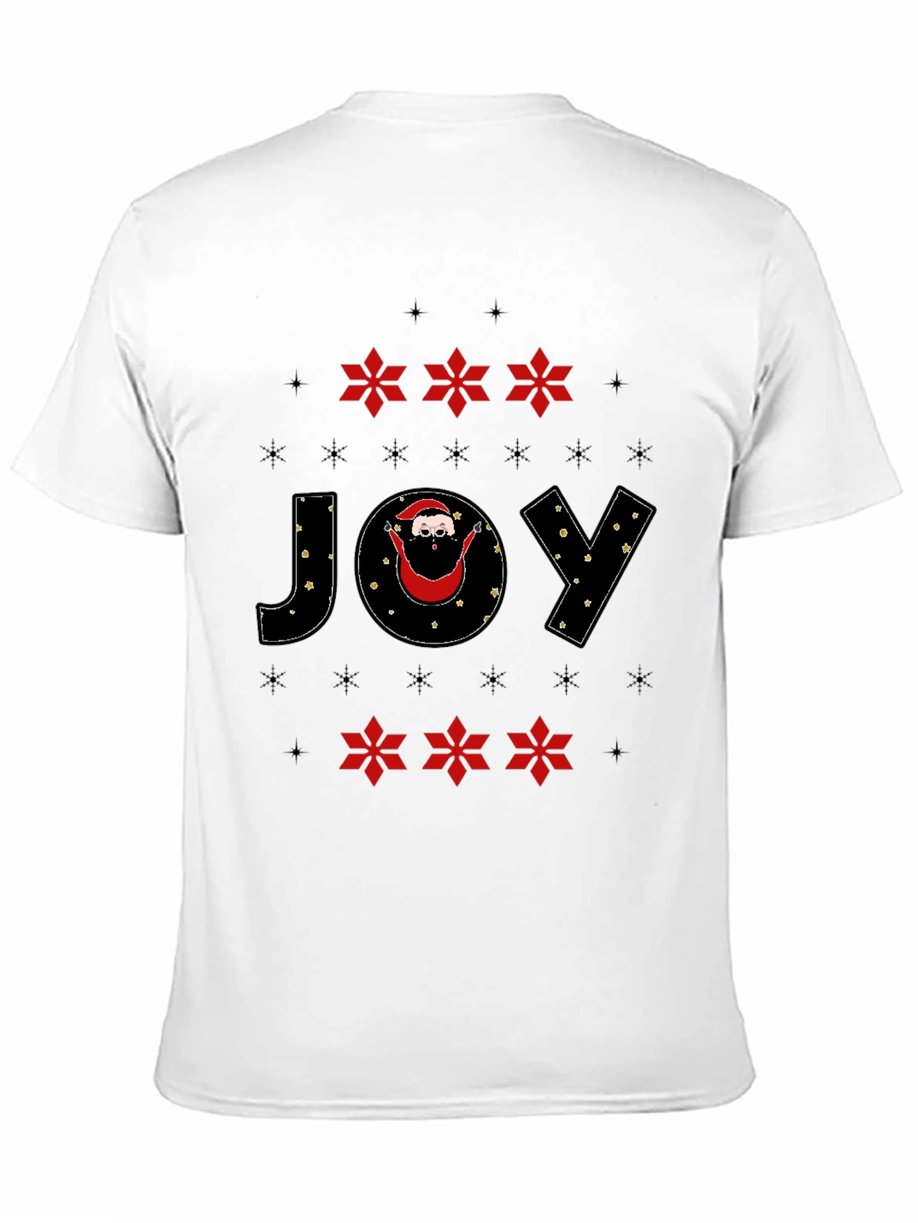 Camiseta Navideña Alegría Santa Claus