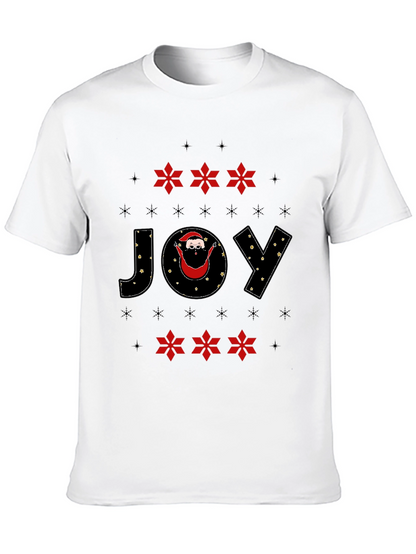 Camiseta Navideña Alegría Santa Claus
