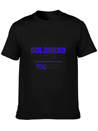 Camiseta Negra: Es Una Cosa de Goldberg
