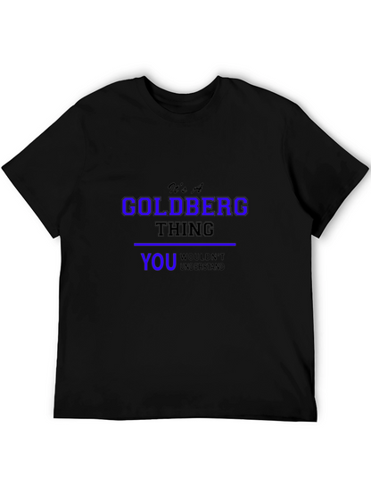 Camiseta Negra: Es Una Cosa de Goldberg