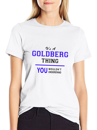 Camiseta Negra: Es Una Cosa de Goldberg