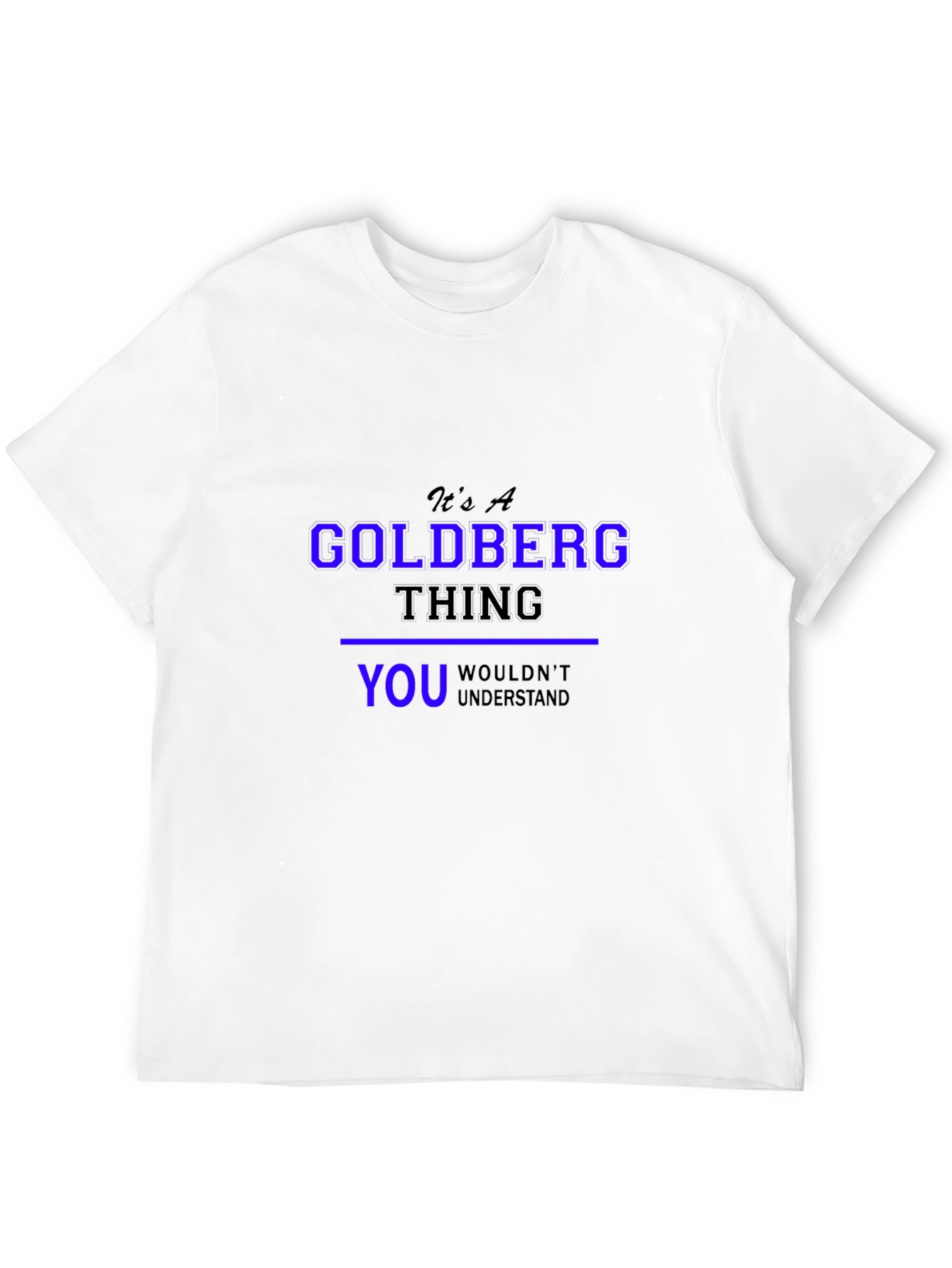 Camiseta Negra: Es Una Cosa de Goldberg