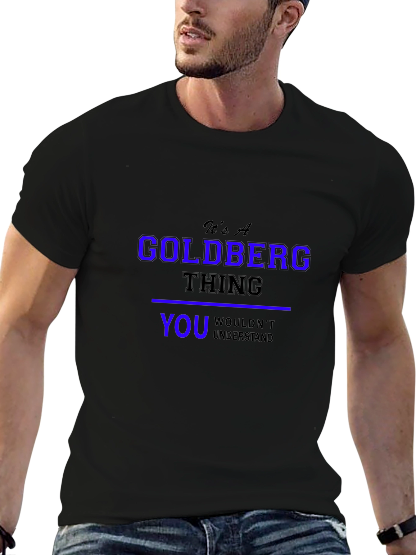 Camiseta Negra: Es Una Cosa de Goldberg