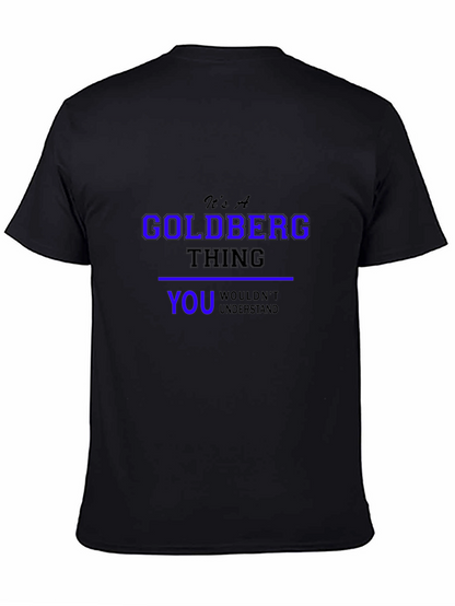 Camiseta Negra: Es Una Cosa de Goldberg