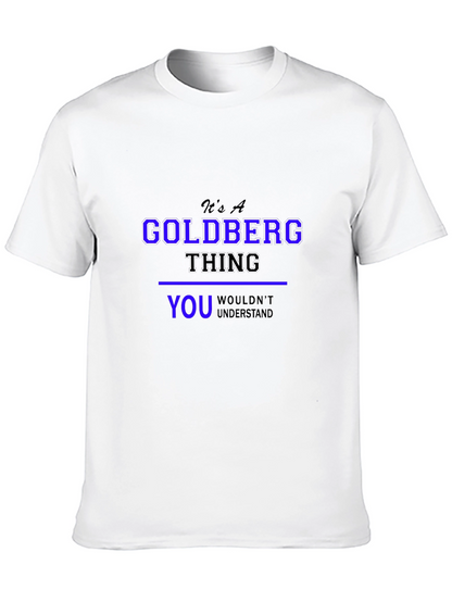 Camiseta Negra: Es Una Cosa de Goldberg