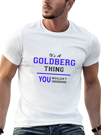 Camiseta Negra: Es Una Cosa de Goldberg