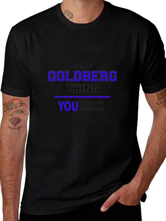 Camiseta Negra: Es Una Cosa de Goldberg