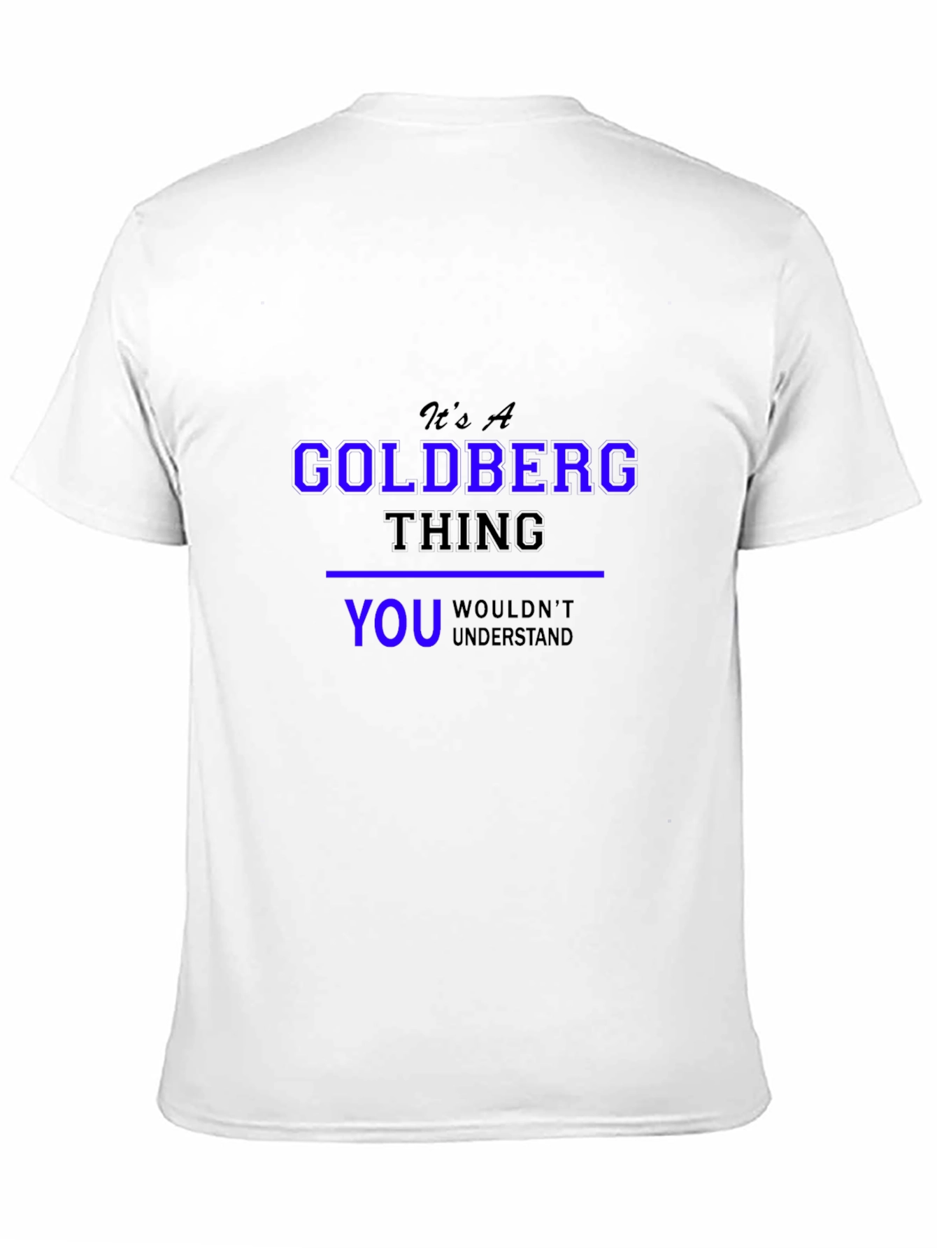 Camiseta Negra: Es Una Cosa de Goldberg