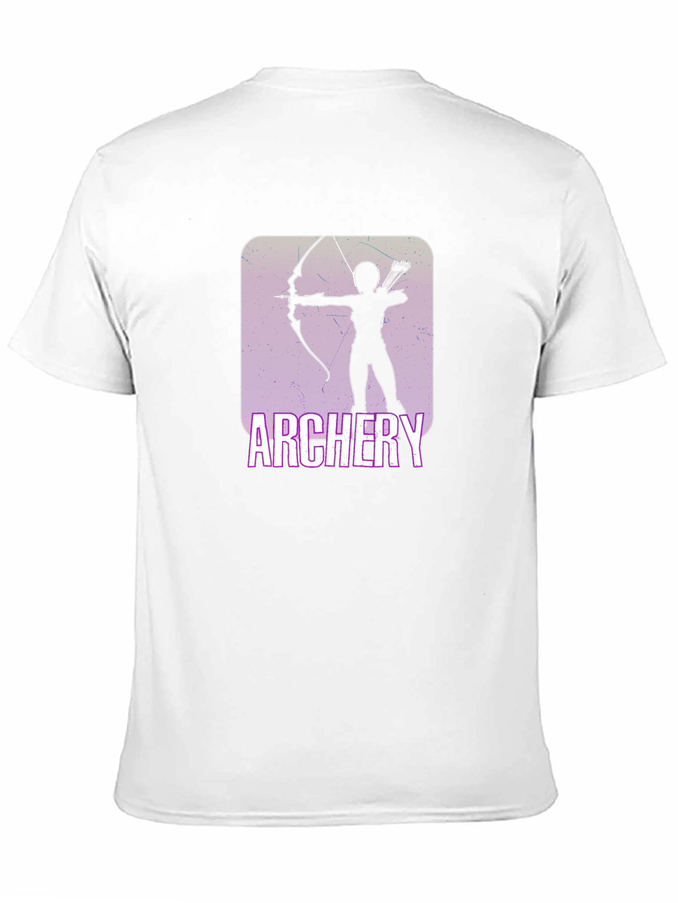 Camiseta Negra con Diseño de Arquero
