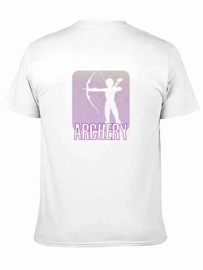 Camiseta Negra con Diseño de Arquero