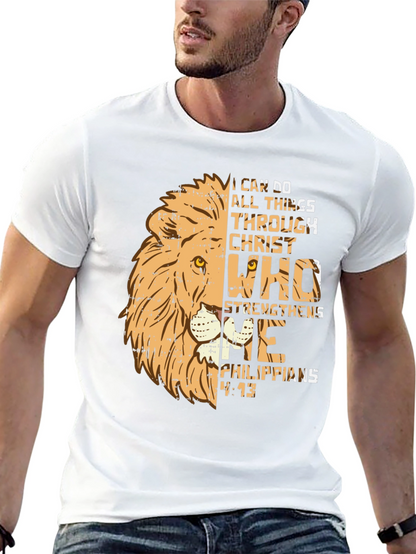 Camiseta Cristiana León: Todo lo puedo en Cristo