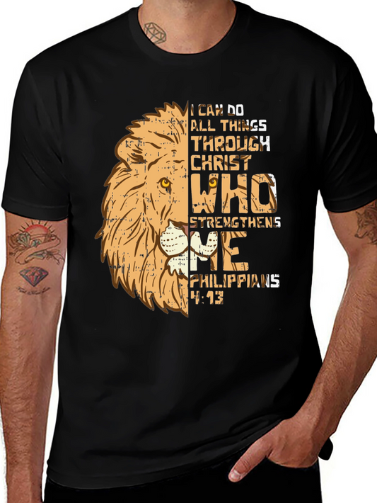 Camiseta Cristiana León: Todo lo puedo en Cristo