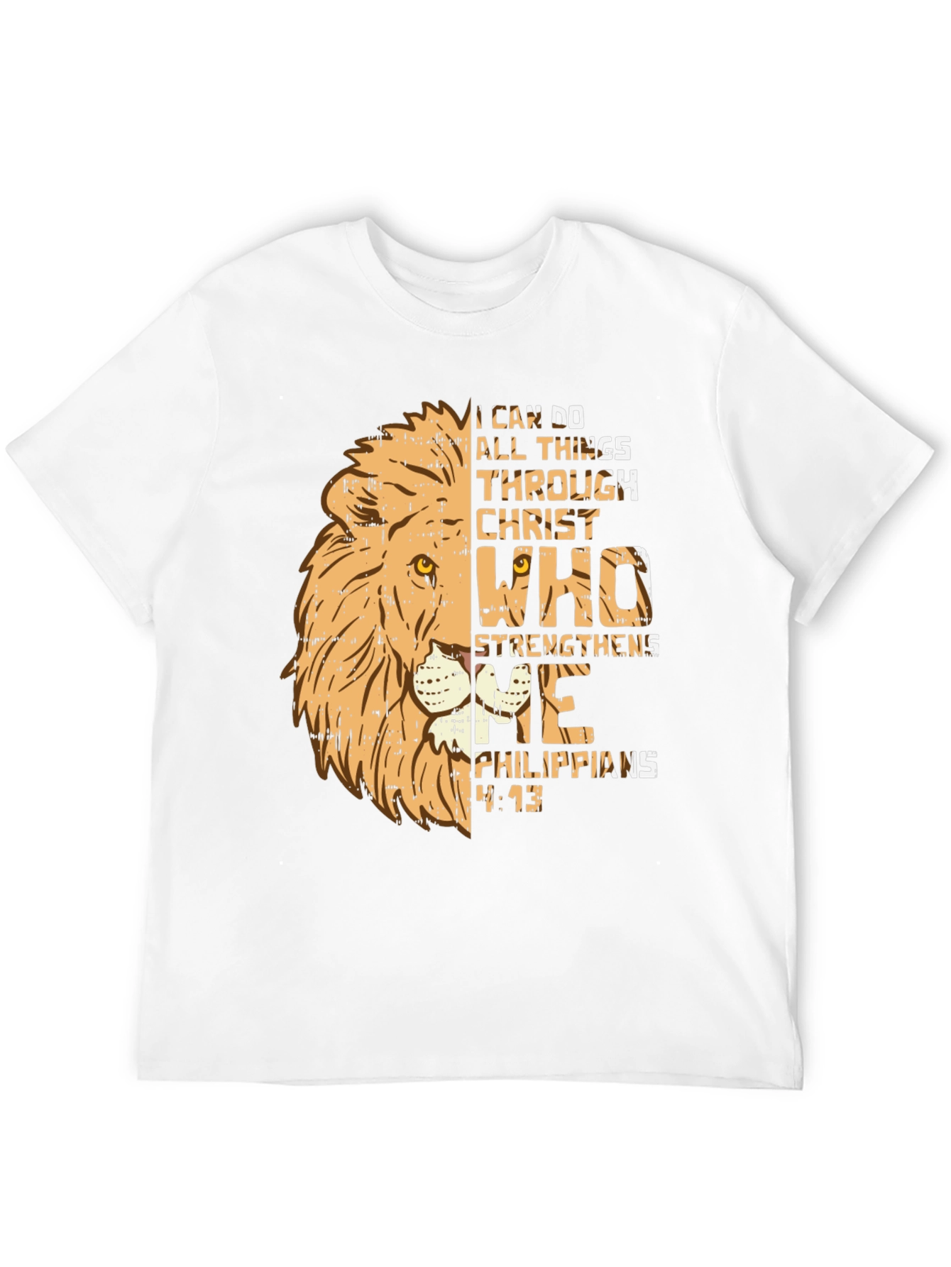 Camiseta Cristiana León: Todo lo puedo en Cristo