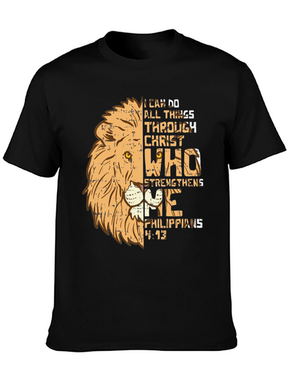 Camiseta Cristiana León: Todo lo puedo en Cristo