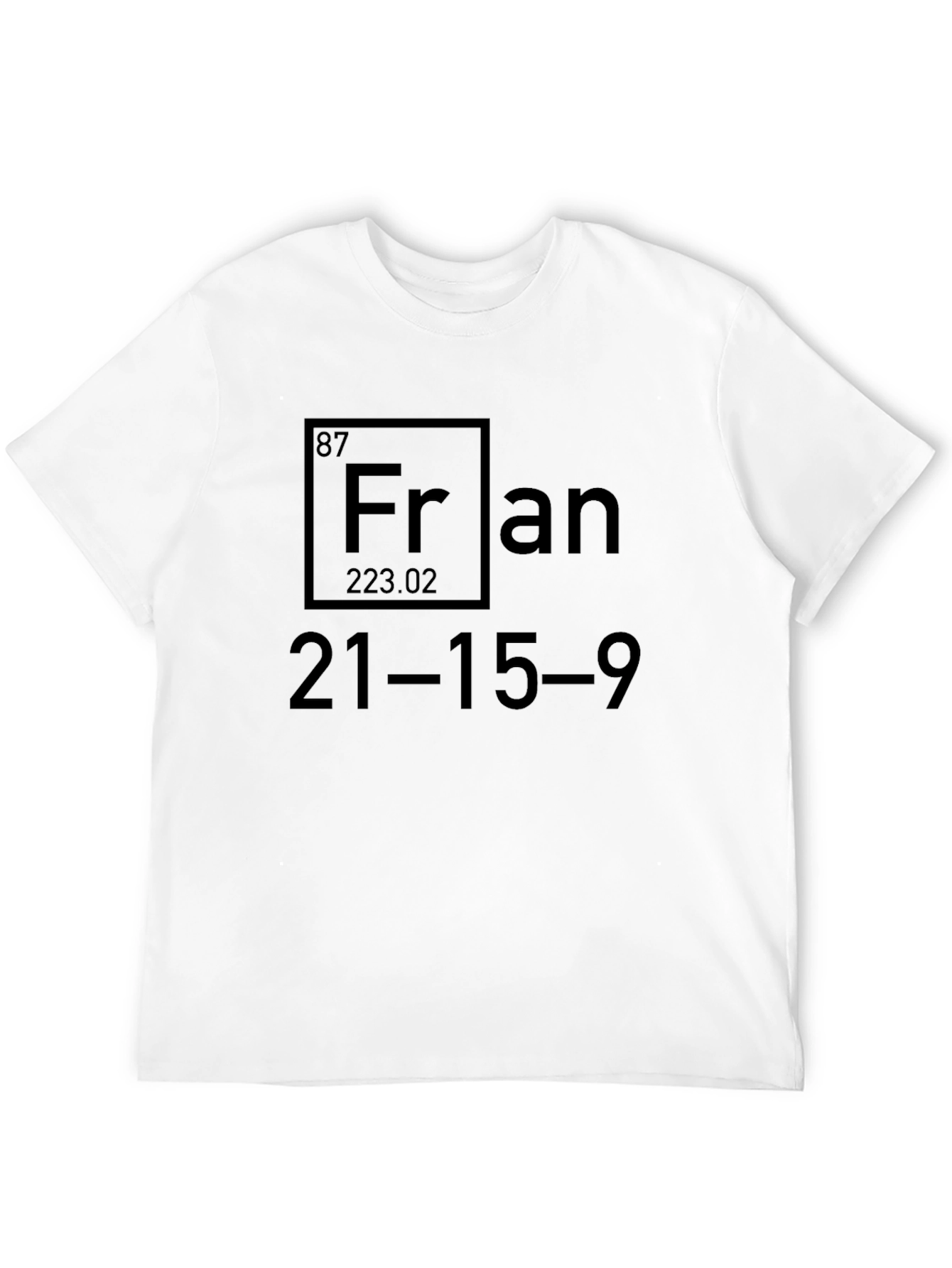 Camiseta Negra Fran: Elemento de Estilo Personalizado