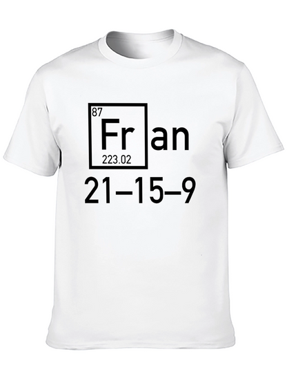Camiseta Negra Fran: Elemento de Estilo Personalizado
