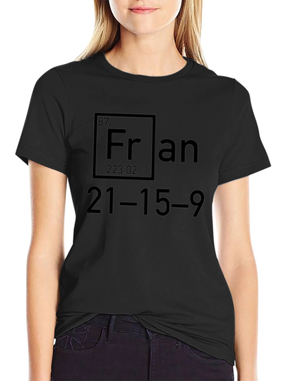 Camiseta Negra Fran: Elemento de Estilo Personalizado