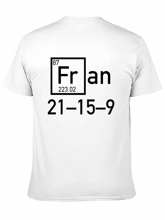 Camiseta Negra Fran: Elemento de Estilo Personalizado