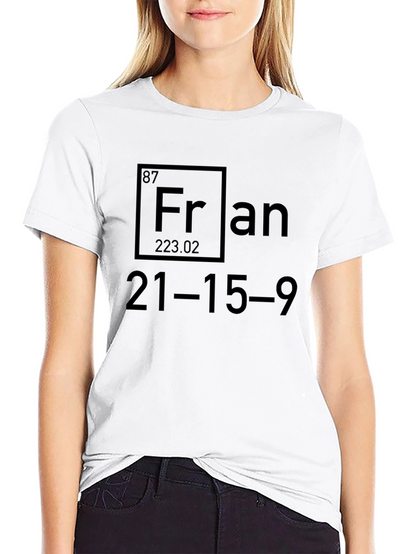 Camiseta Negra Fran: Elemento de Estilo Personalizado