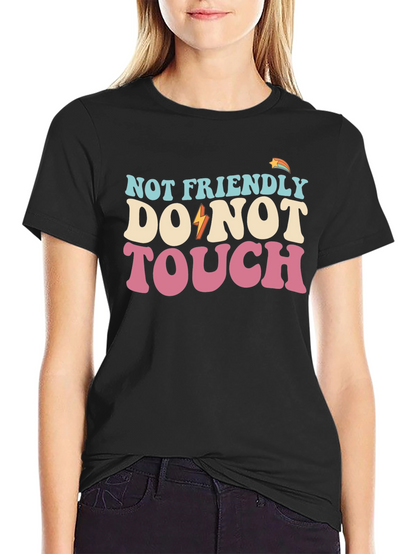 Camiseta No Amigable con Diseño Retro