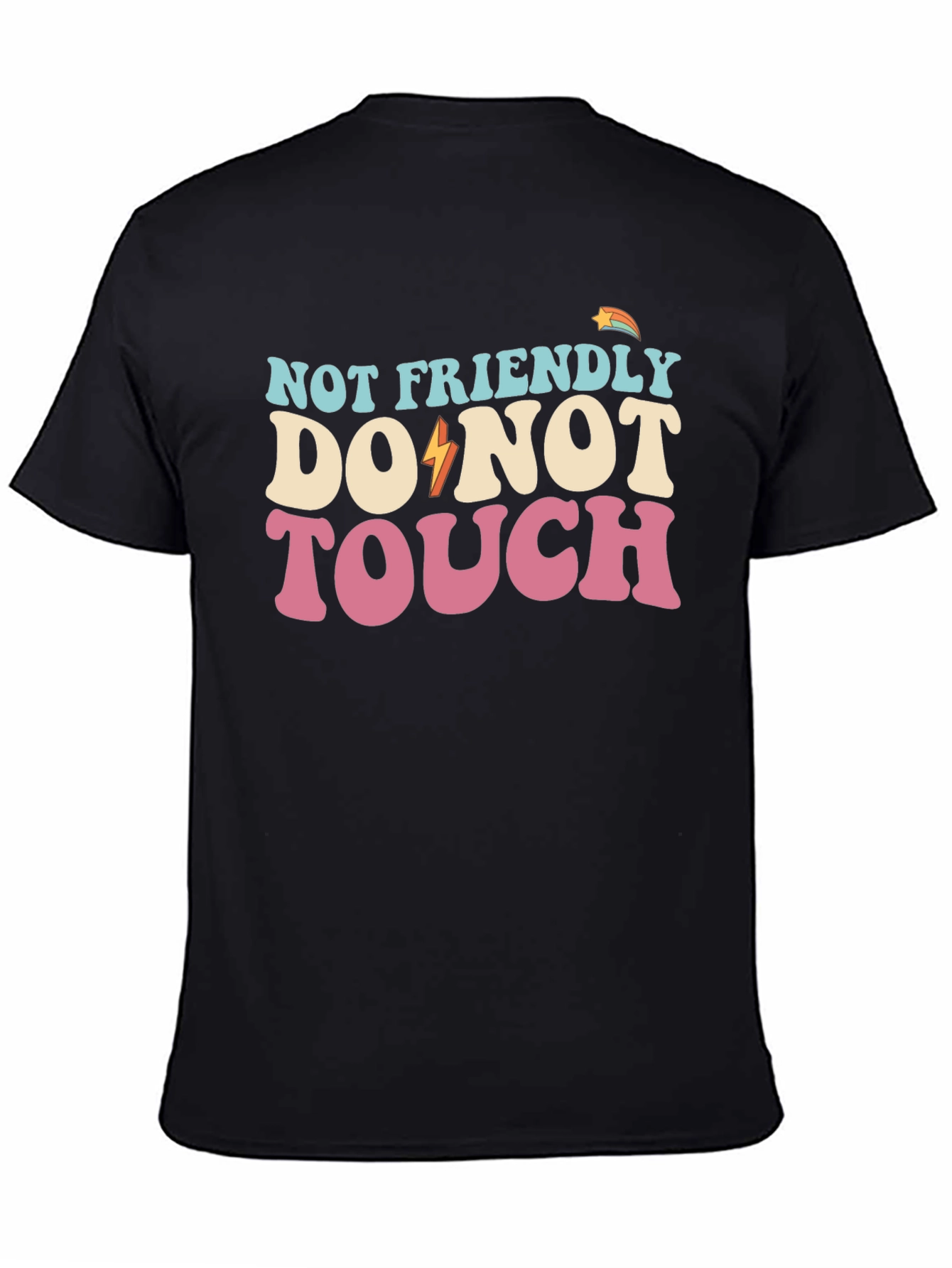 Camiseta No Amigable con Diseño Retro