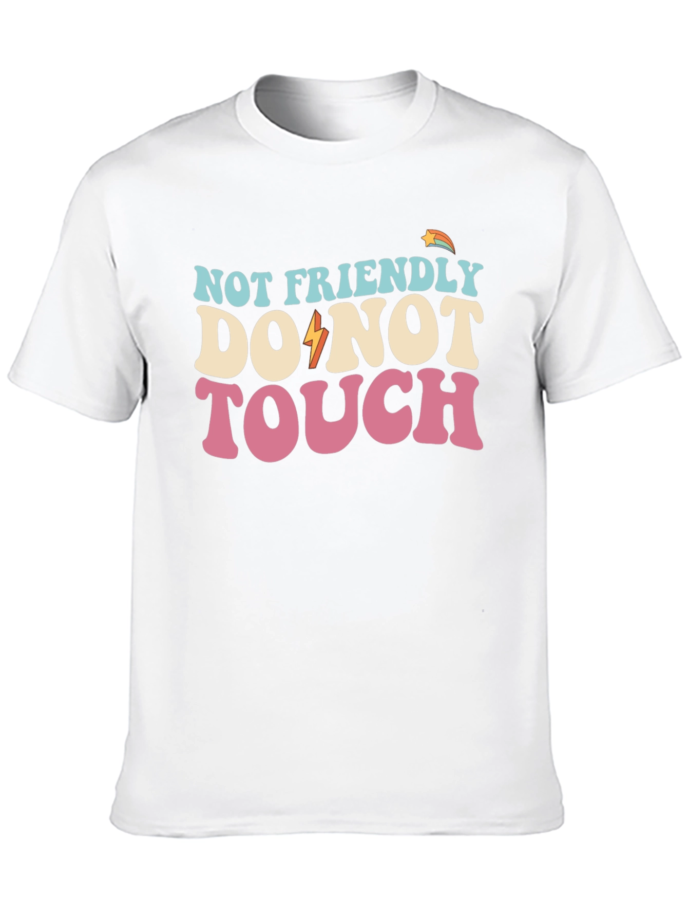 Camiseta No Amigable con Diseño Retro