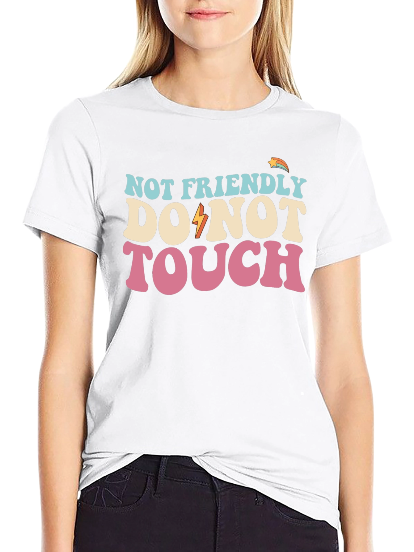 Camiseta No Amigable con Diseño Retro