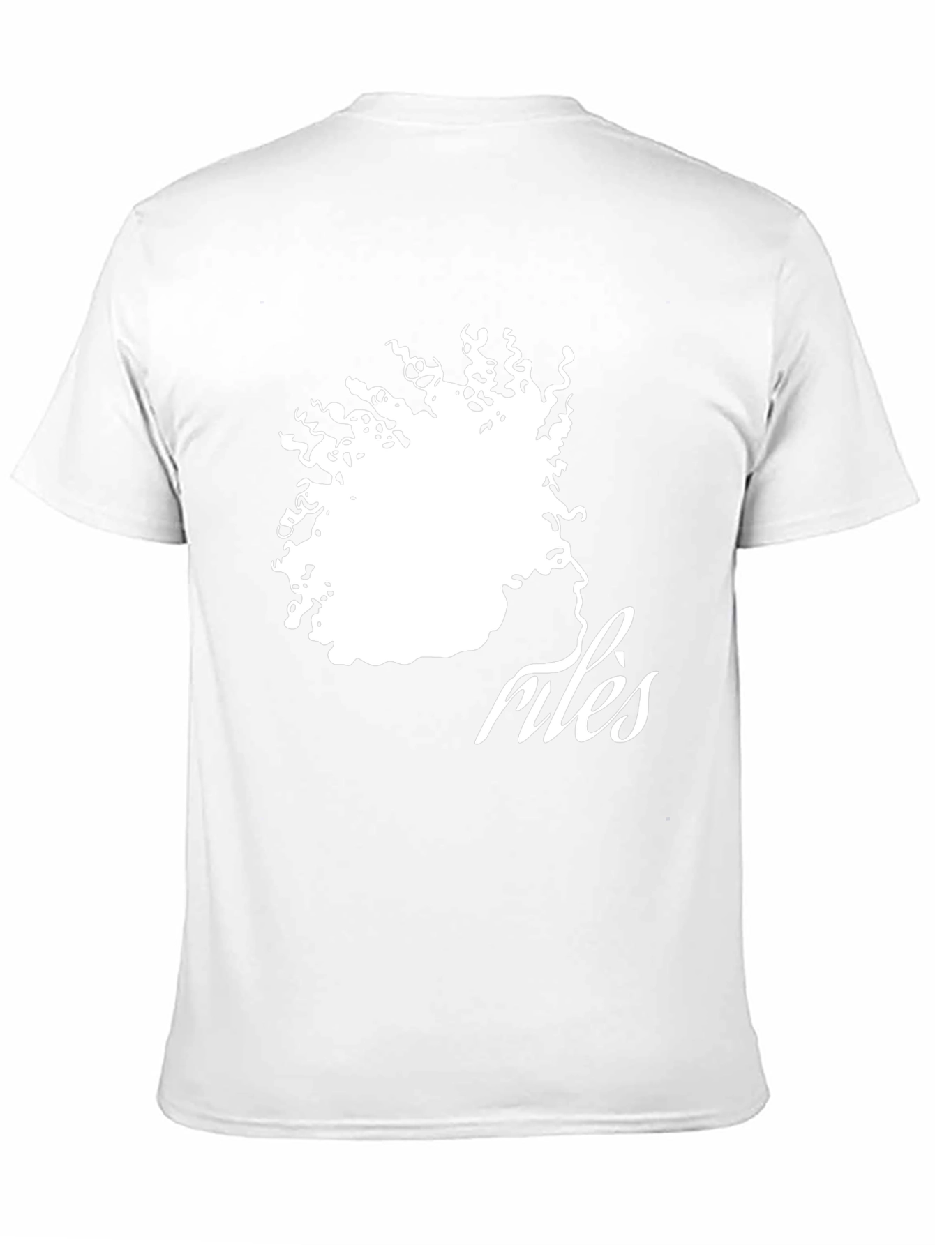 Camiseta Negra con Diseño Abstracto de Rostro Femenino