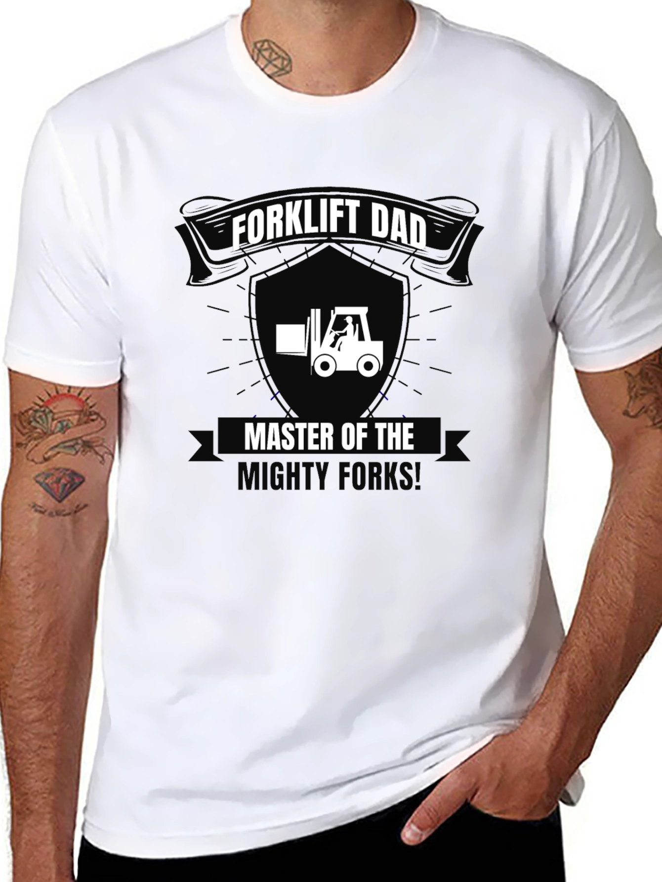 Camiseta Forklift Dad - Maestro de las Carretillas