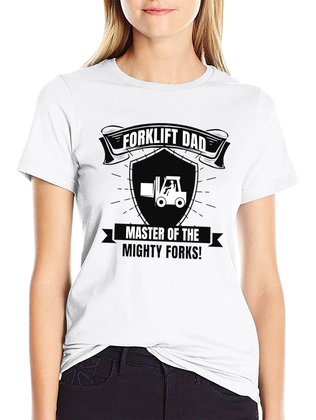 Camiseta Forklift Dad - Maestro de las Carretillas