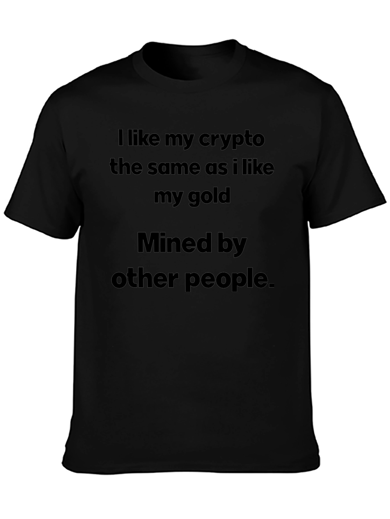 Camiseta Crypto/Oro Minada por Otros