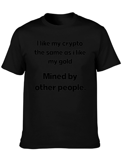 Camiseta Crypto/Oro Minada por Otros