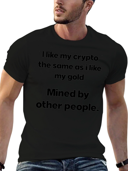 Camiseta Crypto/Oro Minada por Otros