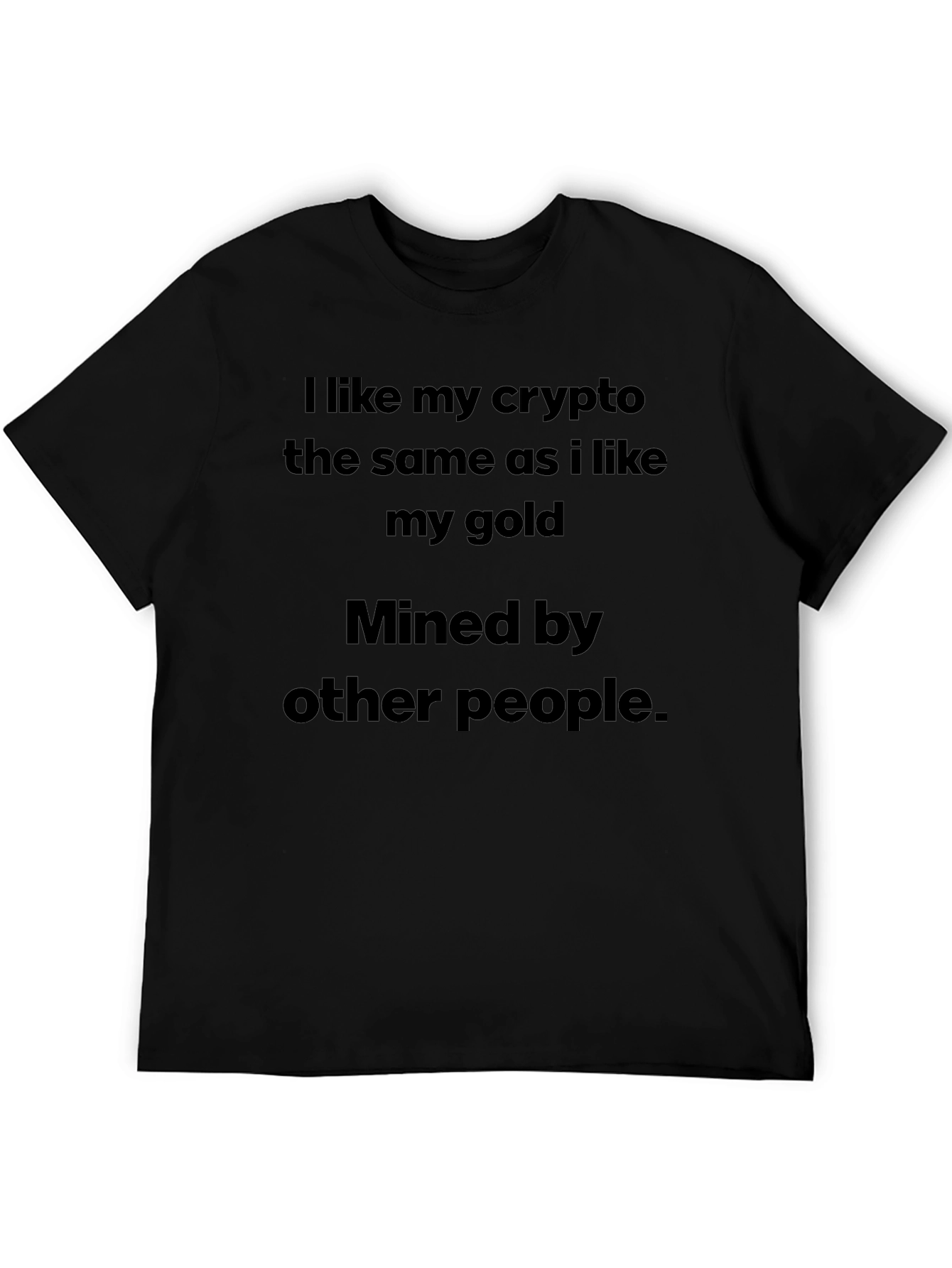 Camiseta Crypto/Oro Minada por Otros